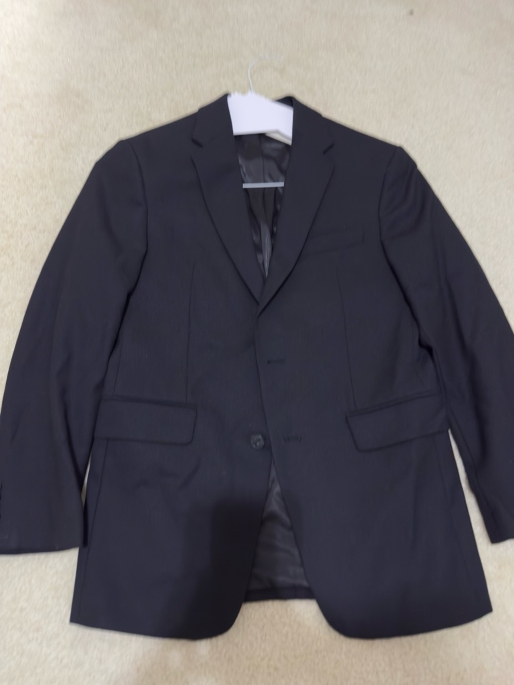 BRAND NEW MENS ZARA ITALIAN WOOL BLAZER - SIZE SMALL (36-38) - BLACK